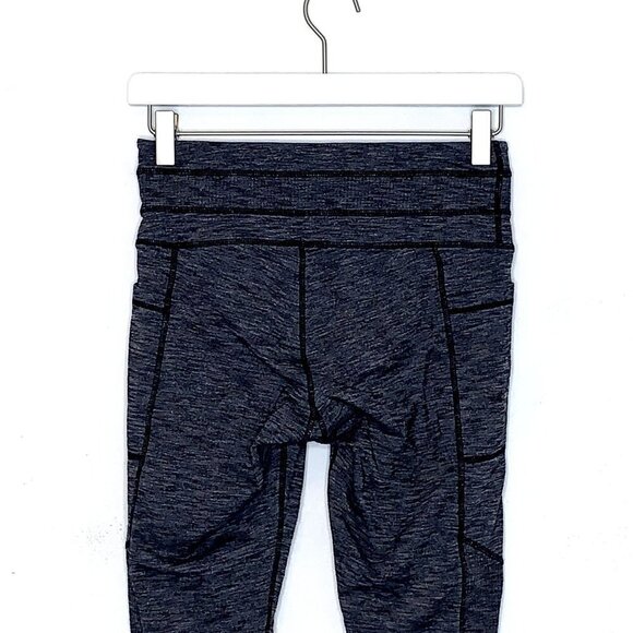 Athleta Excursion Heathered Black Gray Tight Legging size Small - Picture 6 of 11